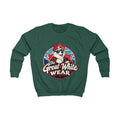 Kids Sweatshirt — 'The Great White Wear' Polar Bear Graphic Pullover