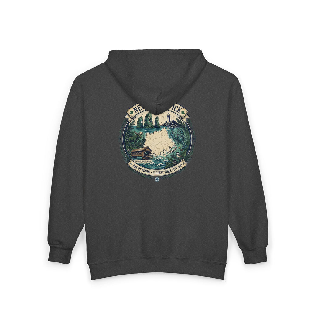 New Brunswick Vintage  Map Hoodie