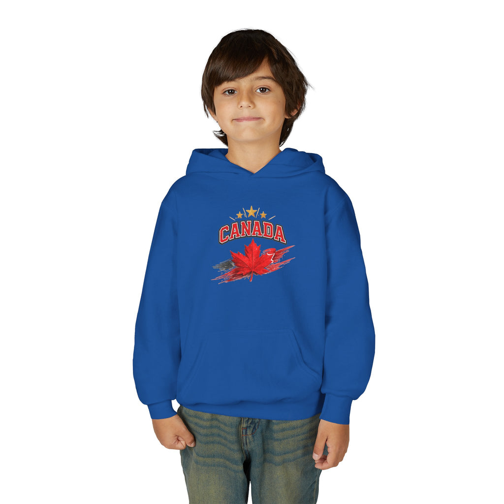 Canada Maple Leaf Youth Hoodie — Patriotic Canadian Youth  Sweatshirt