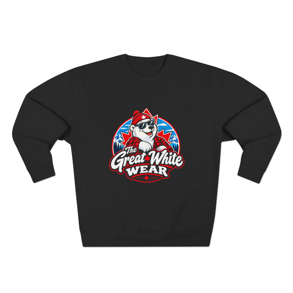 Great White Wear Polar Bear Mens Graphic Sweater