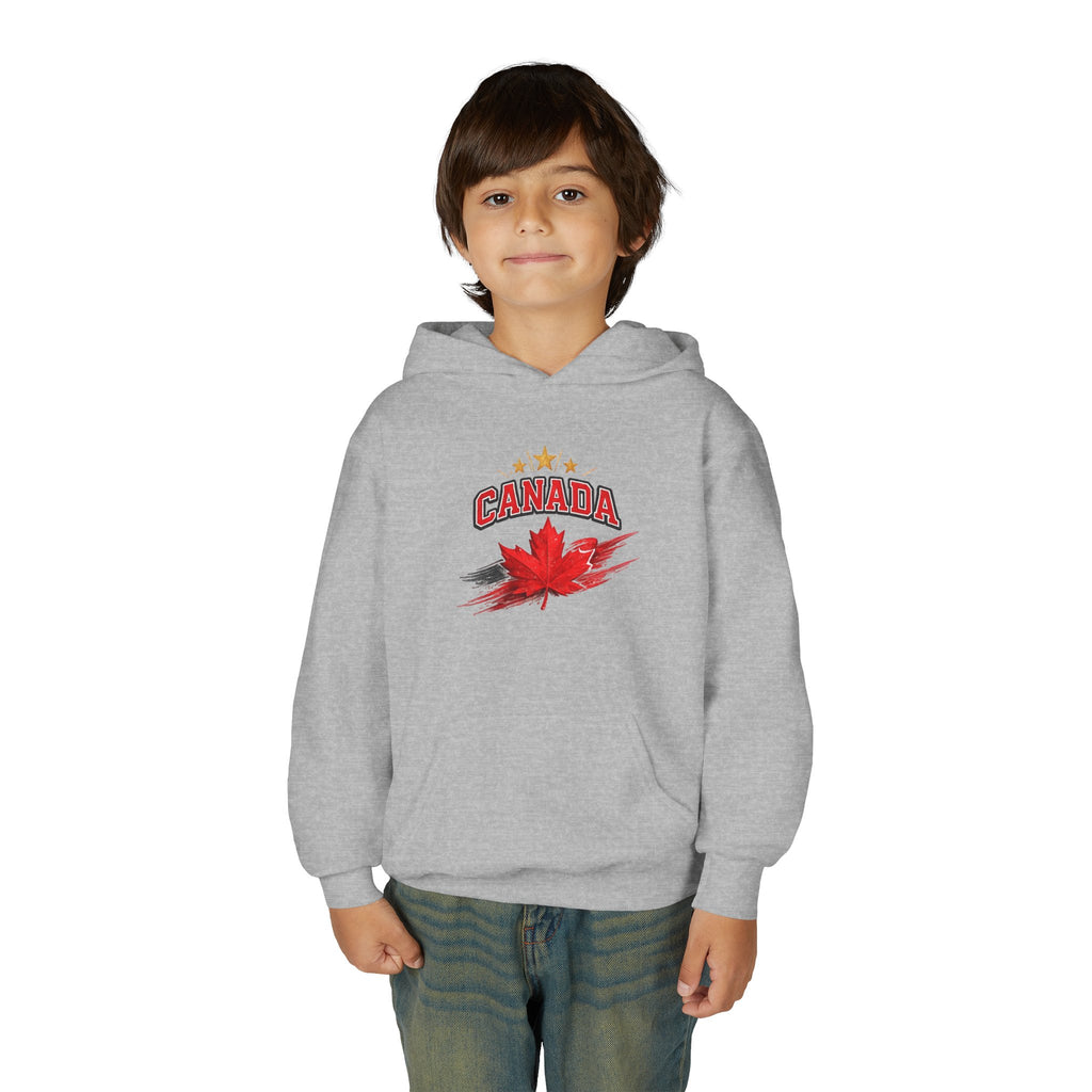 Canada Maple Leaf Youth Hoodie — Patriotic Canadian Youth  Sweatshirt