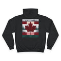 Canadian Maple Hoodie — Vintage Mountain & Lake Graphic