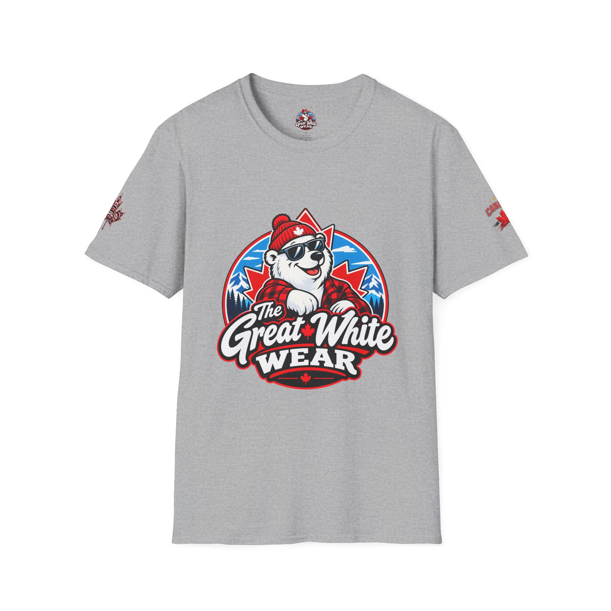 Great White Wear Polar Bear Womens Graphic T‑Shirt