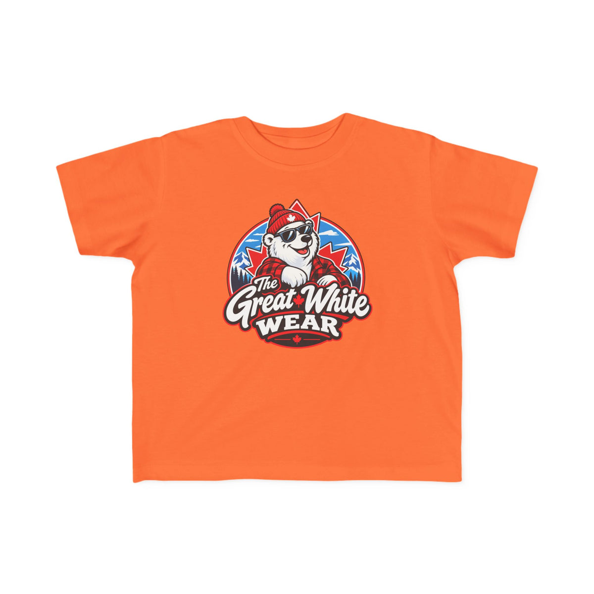 Great White Wear Polar Bear Toodler Graphic T‑Shirt