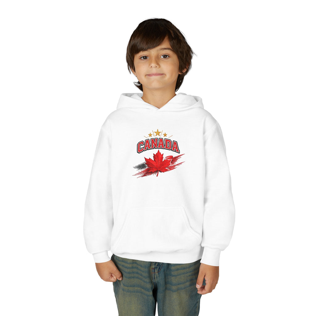 Canada Maple Leaf Youth Hoodie — Patriotic Canadian Youth  Sweatshirt