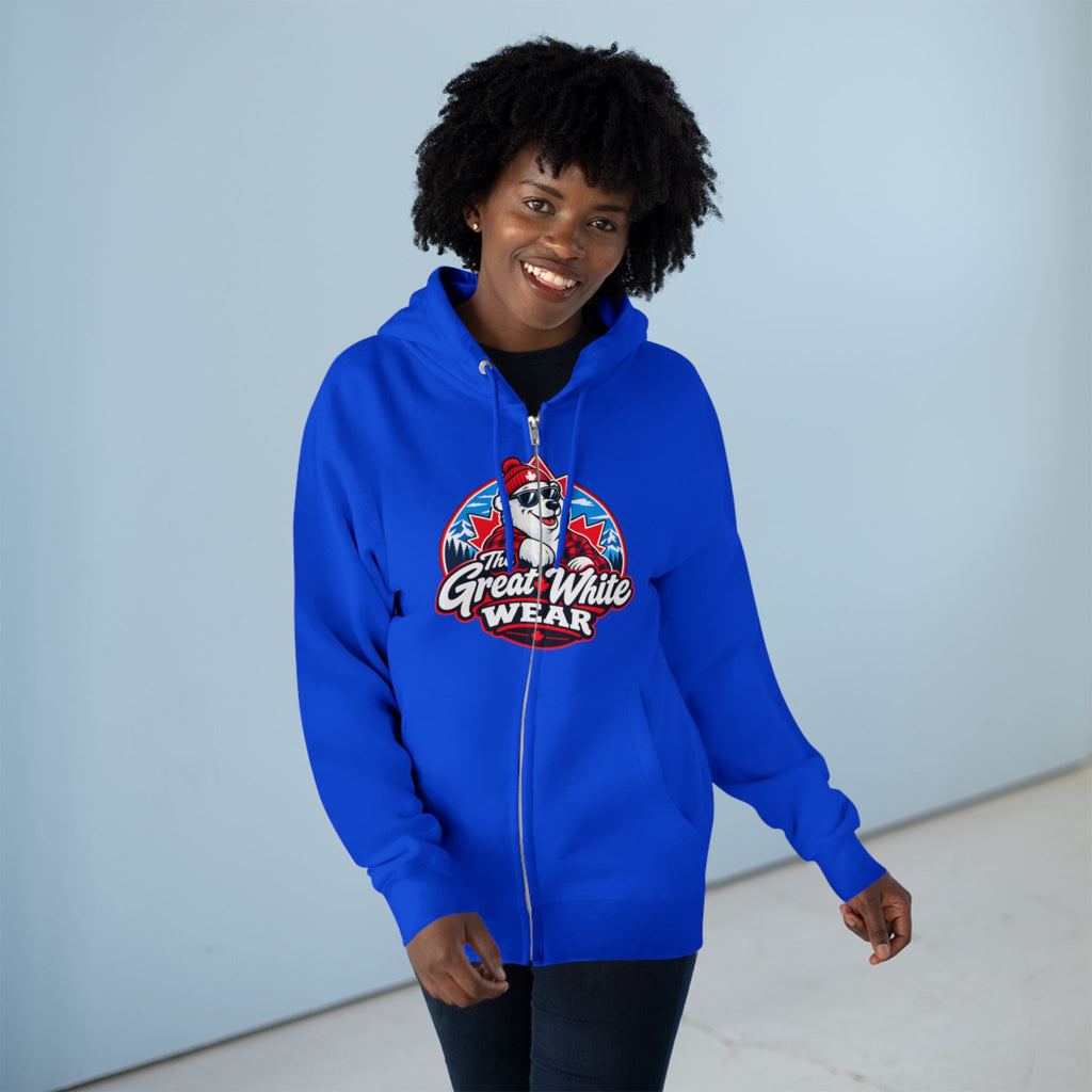 Great White Wear Polar Bear Womens Graphic Hoodie