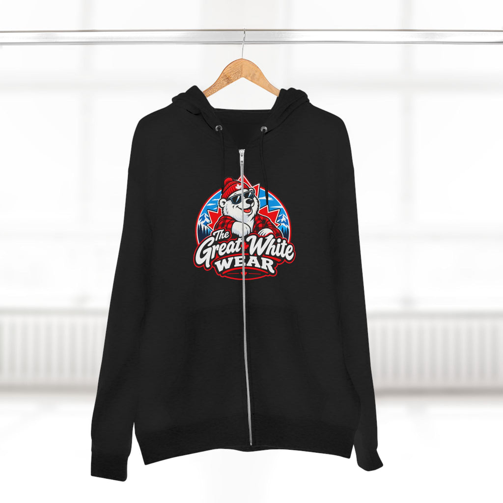Great White Wear Polar Bear Womens Graphic Hoodie