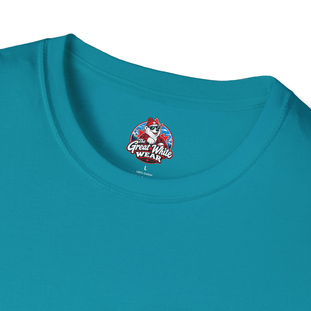 Canada Heartbeat T-Shirt — Red Maple Leaf ECG Design