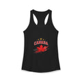 Canadian Maple Leaf Womens Racerback Tank Top — Canadian Pride Flag Design