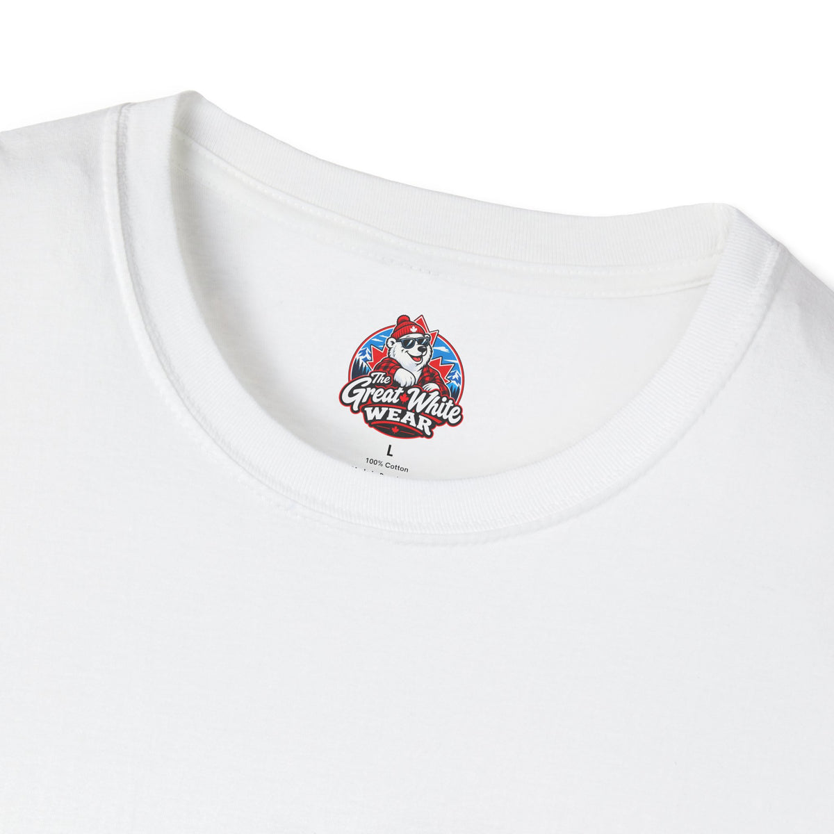 Canada Heartbeat T-Shirt — Red Maple Leaf ECG Design
