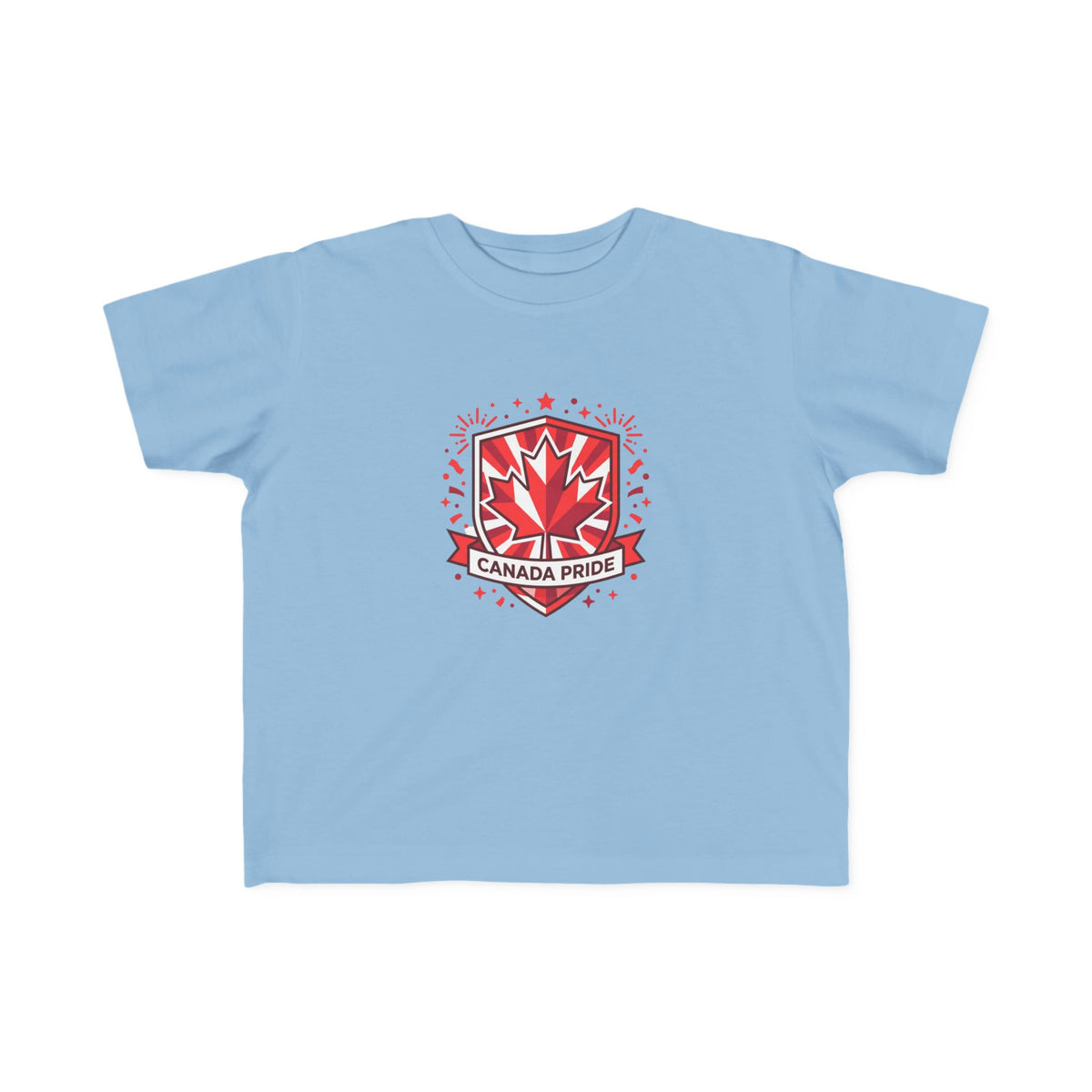 Toddler Canada Pride Tee — Red Maple Leaf Crest Toddlers' Shirt