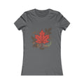 Women's Maple Leaf Nature Tee — Red Leaf Mountain Graphic Shirt