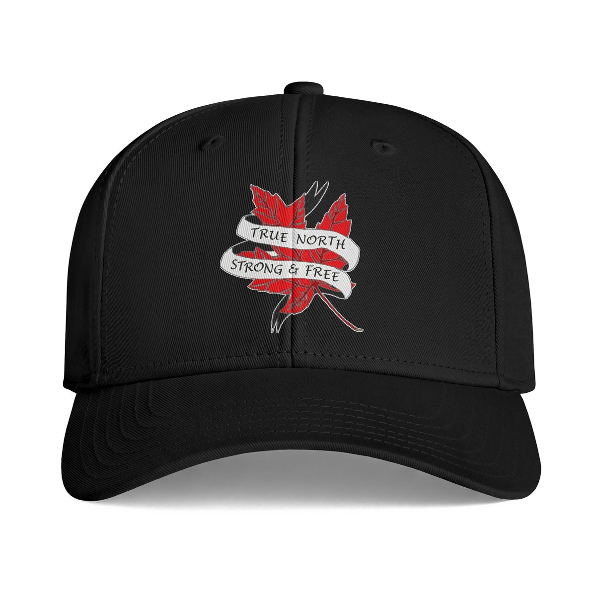 True North Maple Leaf Cap — "True North Strong & Free"
