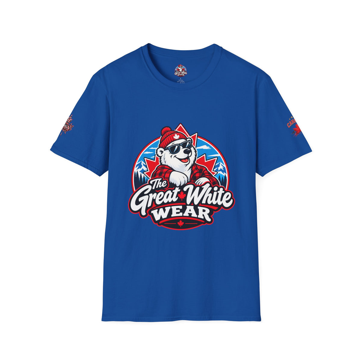 Great White Wear Polar Bear Womens Graphic T‑Shirt