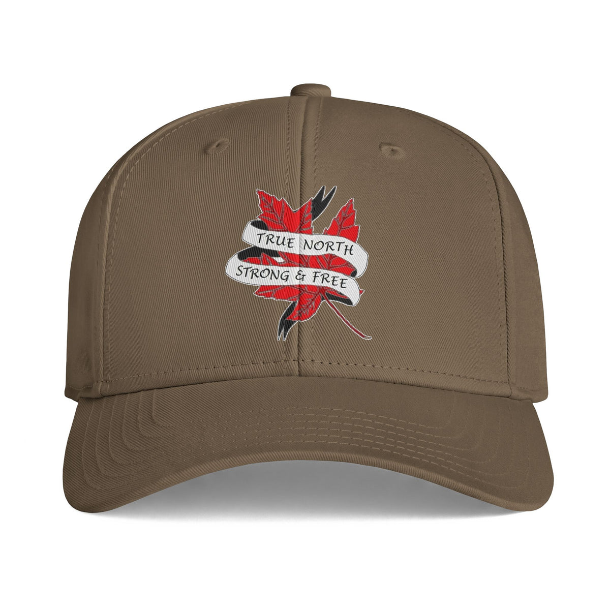 True North Maple Leaf Cap — "True North Strong & Free"