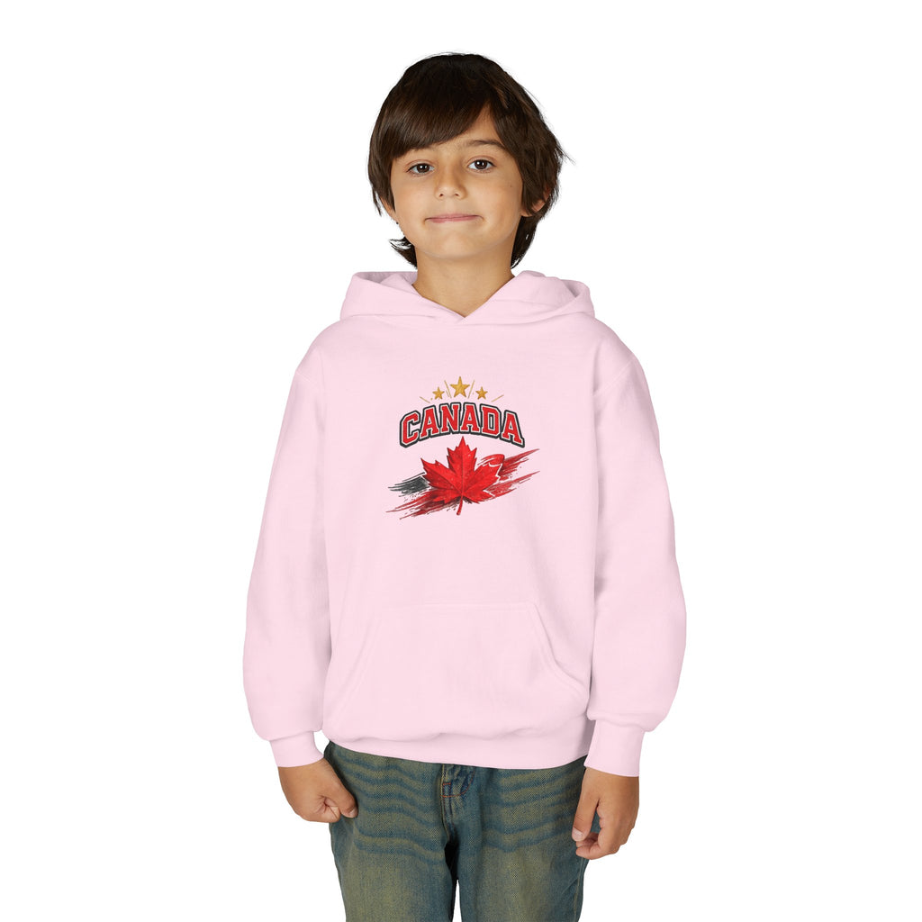 Canada Maple Leaf Youth Hoodie — Patriotic Canadian Youth  Sweatshirt