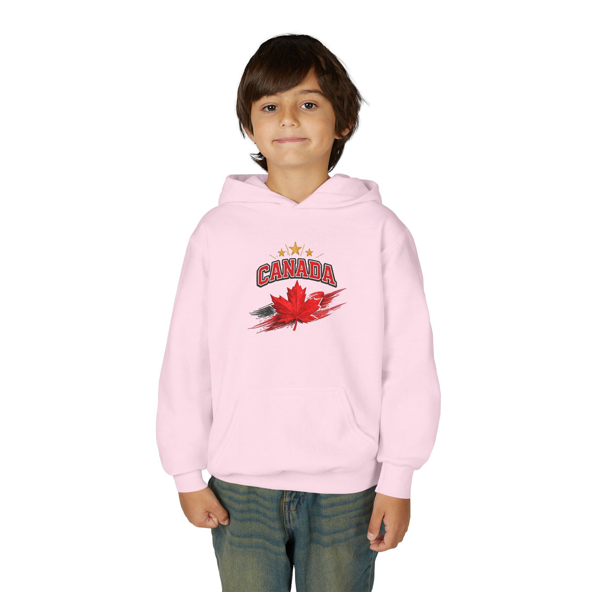 Canada Maple Leaf Youth Hoodie — Patriotic Canadian Youth  Sweatshirt