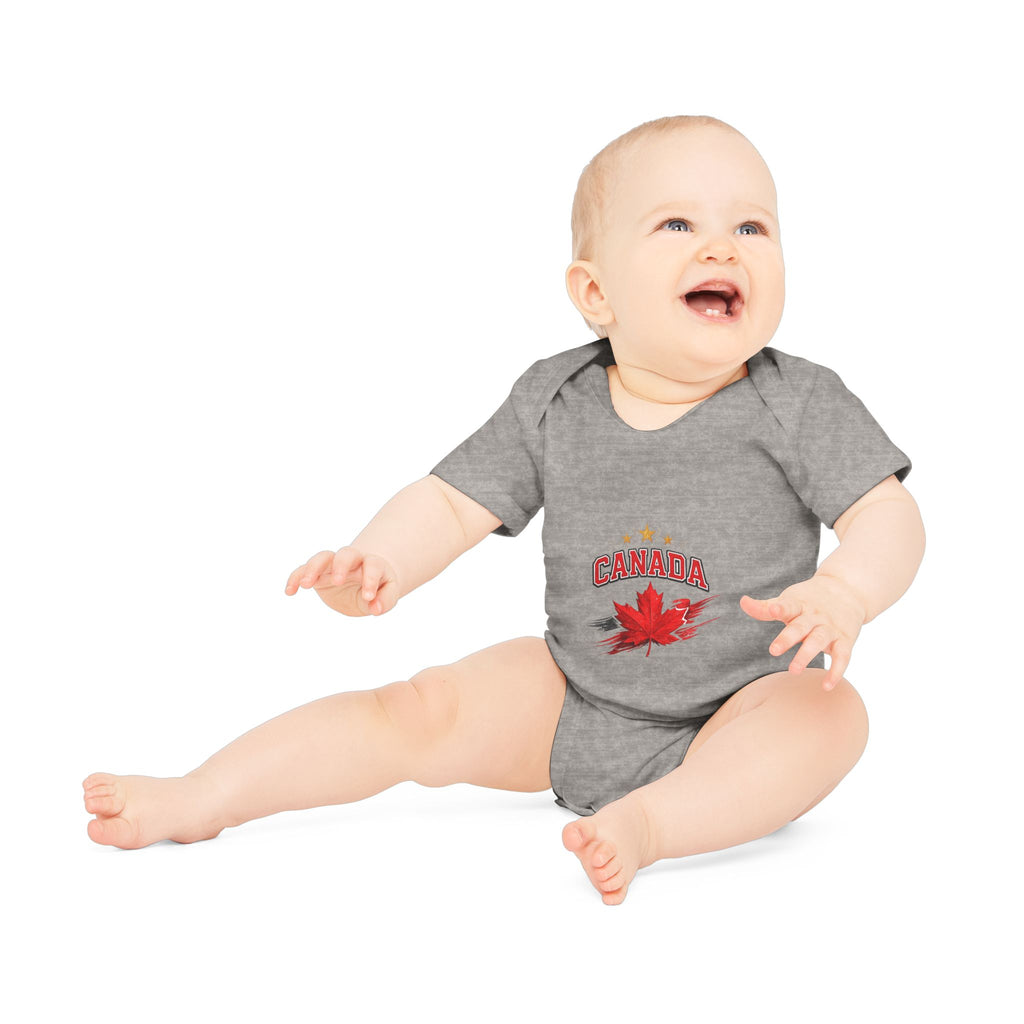 Canada Maple Leaf Baby Bodysuit — Canadian Pride Infant Onesie
