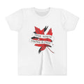 Youth T-Shirt — "True North Strong & Free" Maple Leaf Canada Pride Tee
