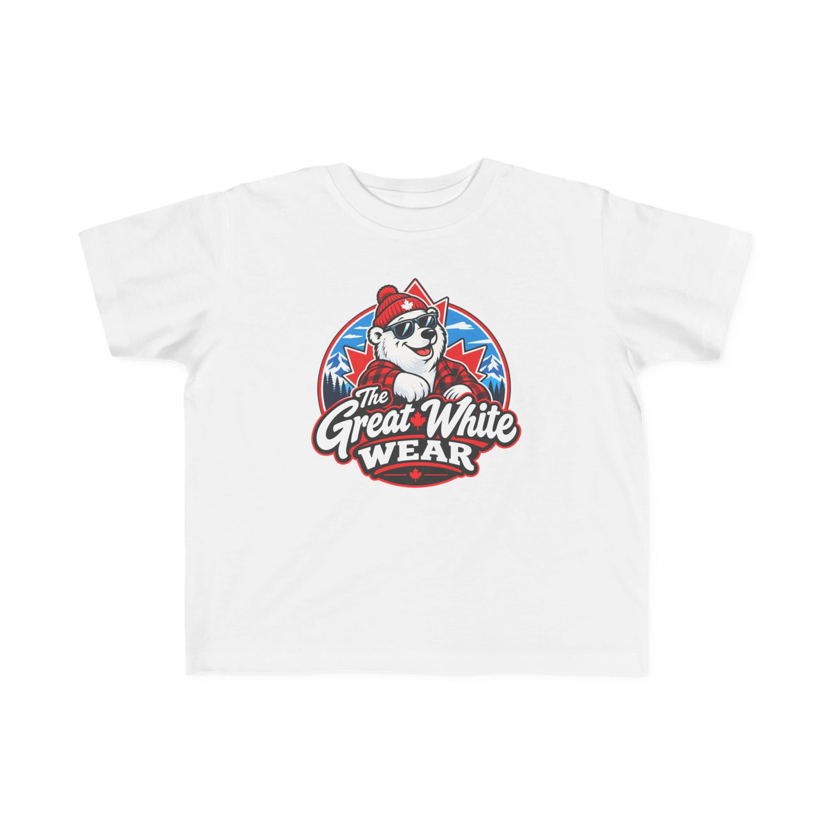 Great White Wear Polar Bear Toodler Graphic T‑Shirt
