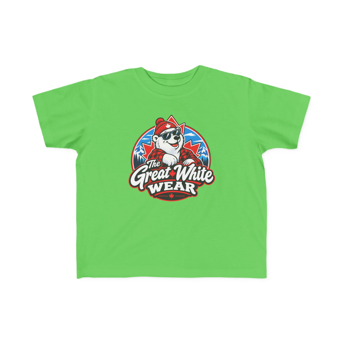 Great White Wear Polar Bear Toodler Graphic T‑Shirt