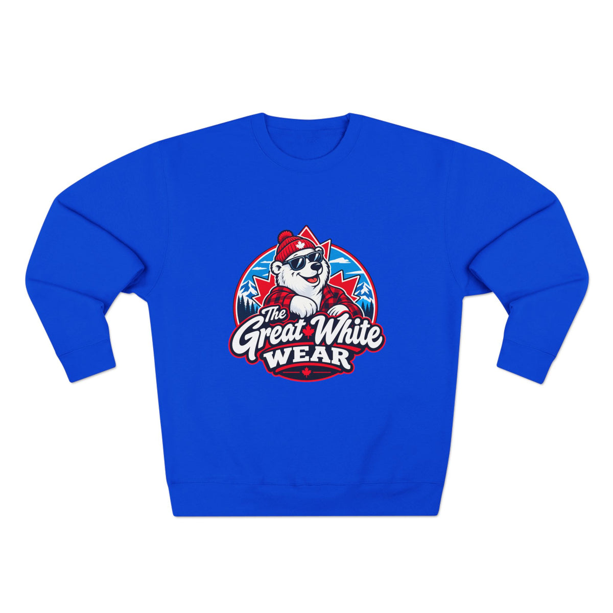 Great White Wear Polar Bear Mens Graphic Sweater
