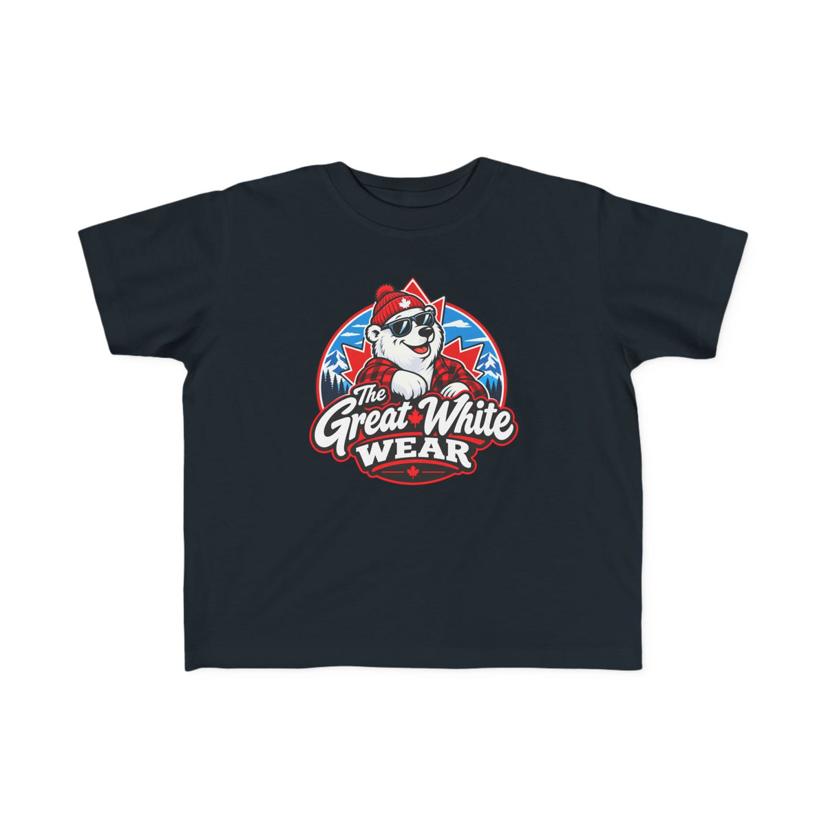 Great White Wear Polar Bear Toodler Graphic T‑Shirt