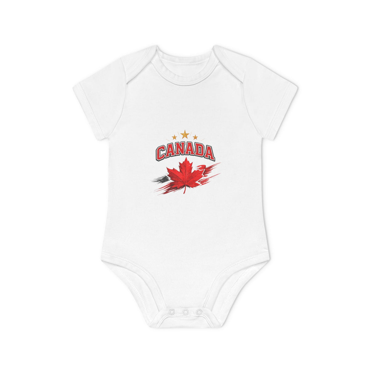 Canada Maple Leaf Baby Bodysuit — Canadian Pride Infant Onesie