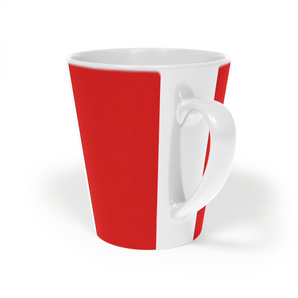 Canadian Maple Leaf Latte Mug — 12oz Canada Flag Coffee Cup