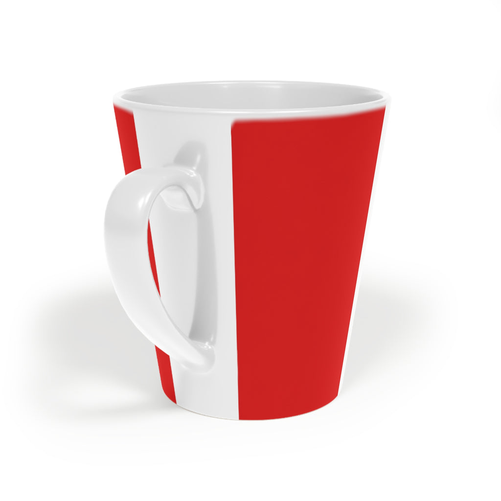 Canadian Maple Leaf Latte Mug — 12oz Canada Flag Coffee Cup