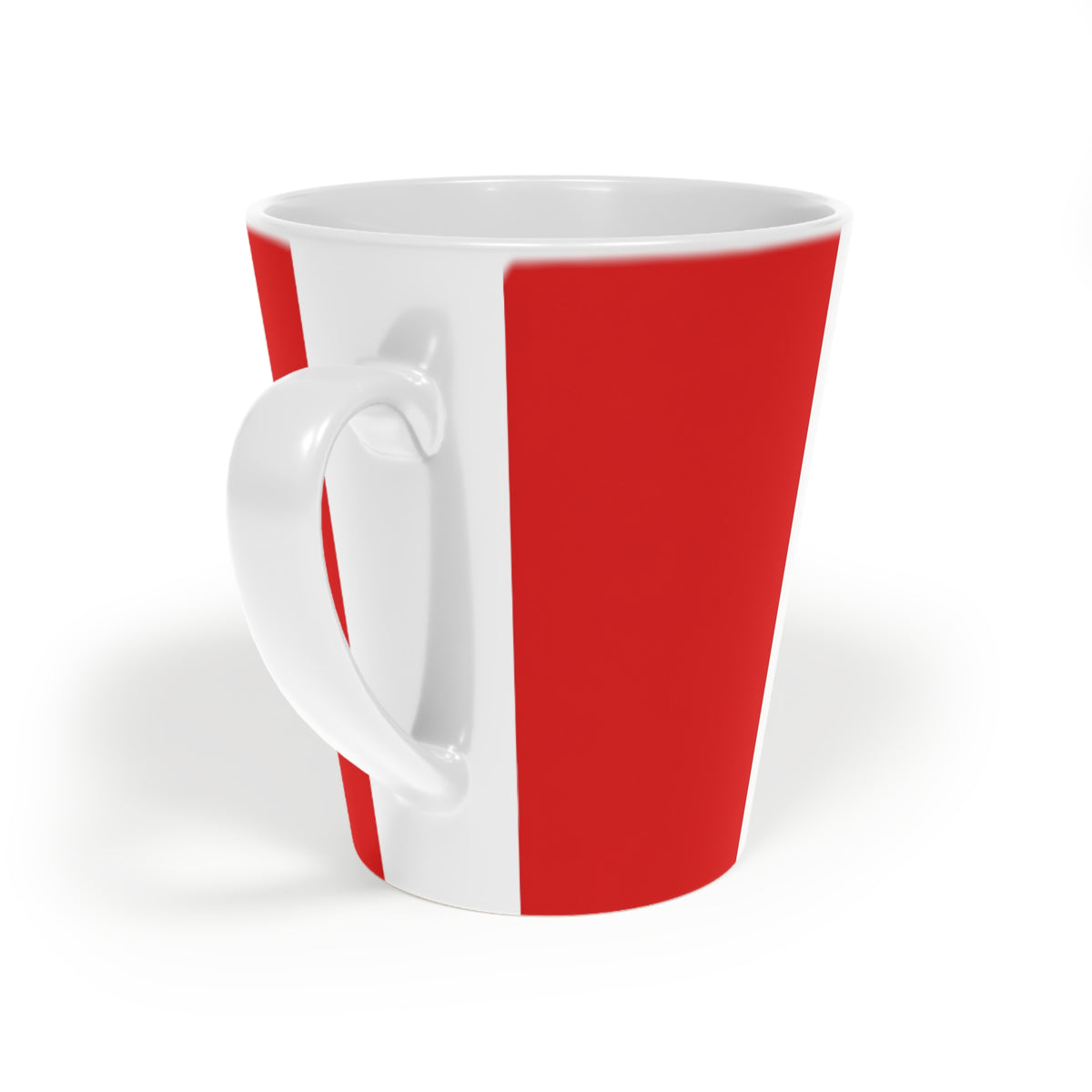 Canadian Maple Leaf Latte Mug — 12oz Canada Flag Coffee Cup