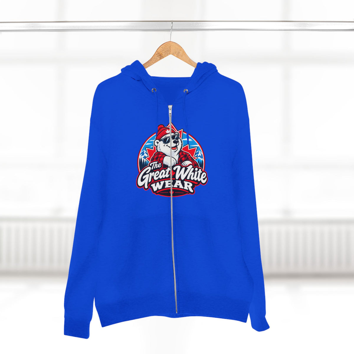 Great White Wear Polar Bear Womens Graphic Hoodie
