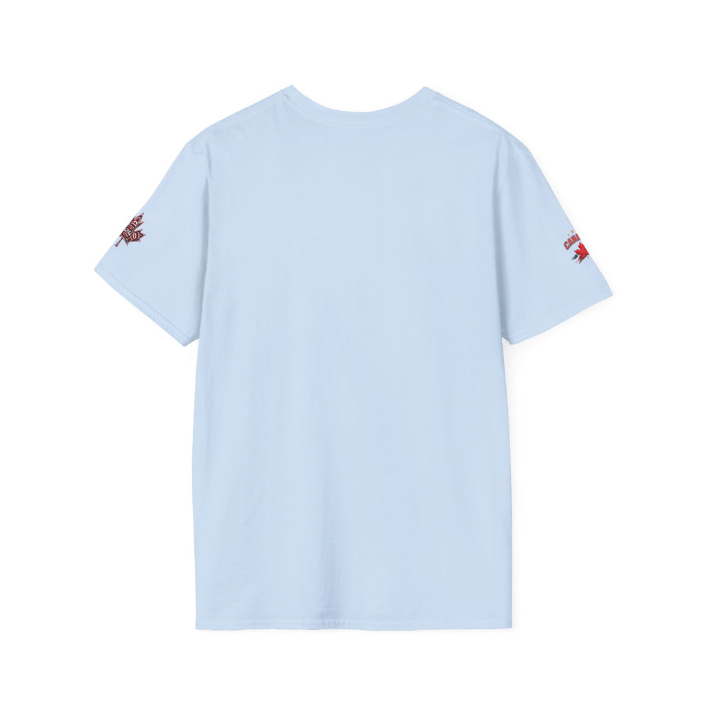 Mens Canada Pride T-Shirt — Red Maple Shield Design