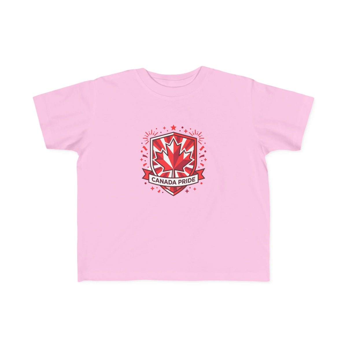 Toddler Canada Pride Tee — Red Maple Leaf Crest Toddlers' Shirt