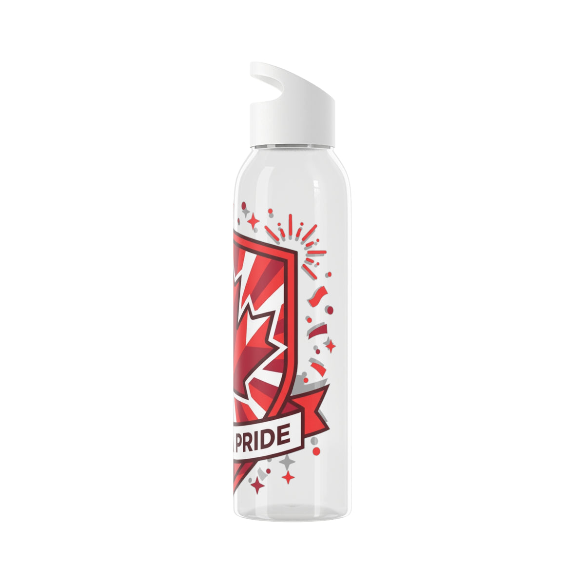 Canada Pride Water Bottle — Red Maple Leaf Stainless Travel Bottle