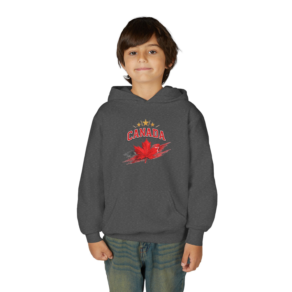 Canada Maple Leaf Youth Hoodie — Patriotic Canadian Youth  Sweatshirt
