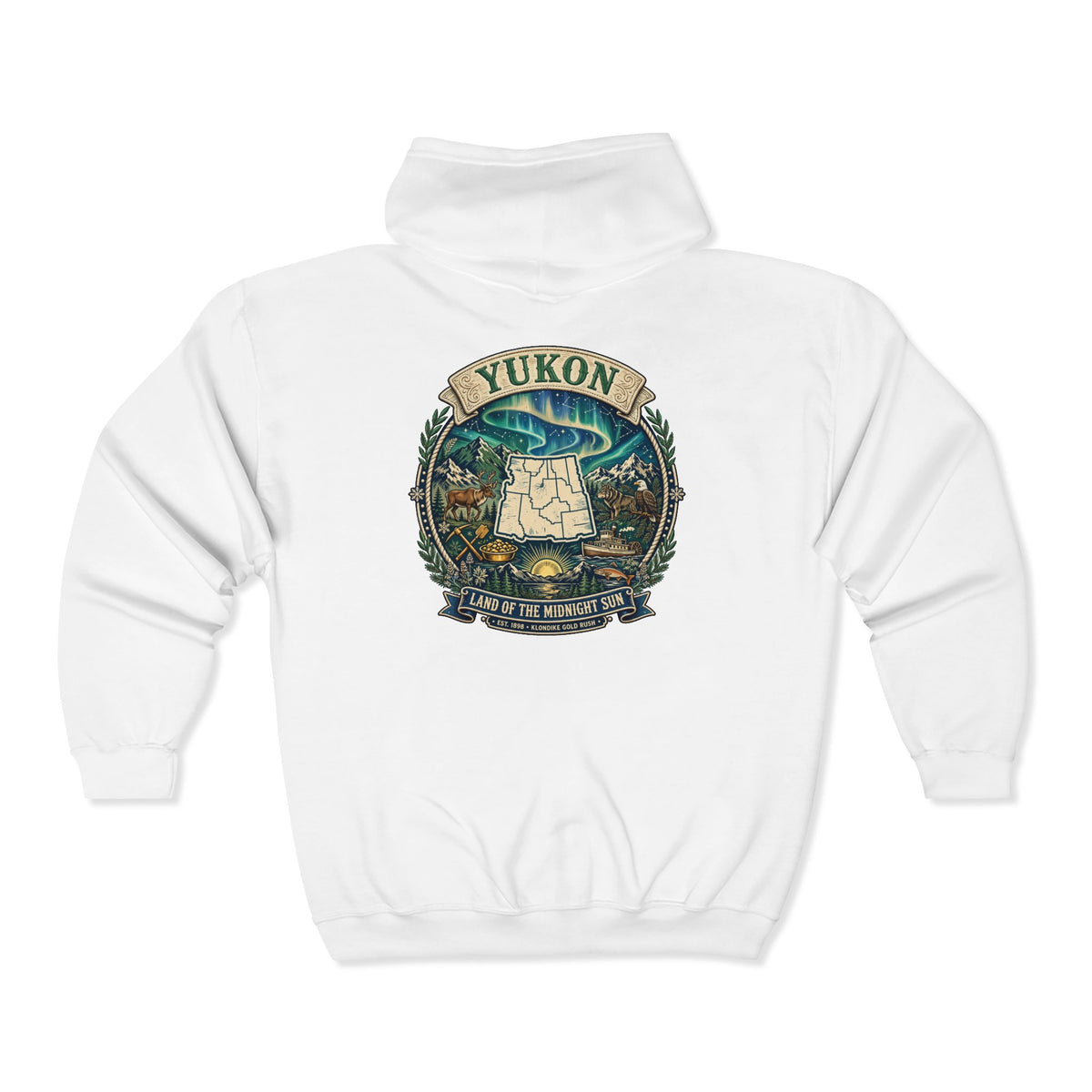 Yukon "Land of the Midnight Sun" Graphic Hoodie