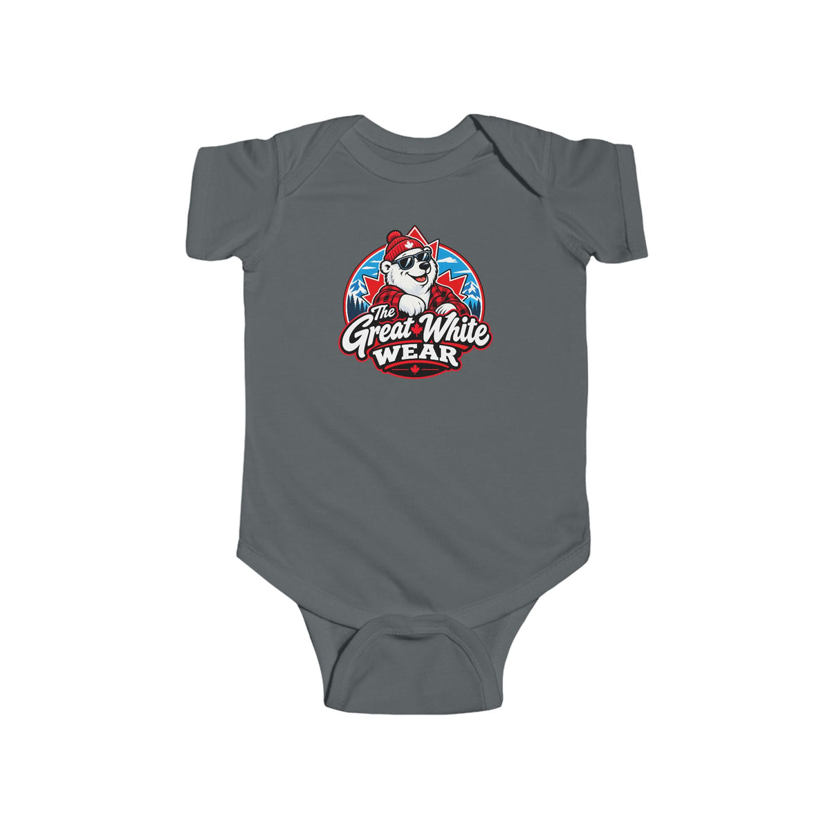 Great White Wear Polar Bear Graphic Baby Onesie