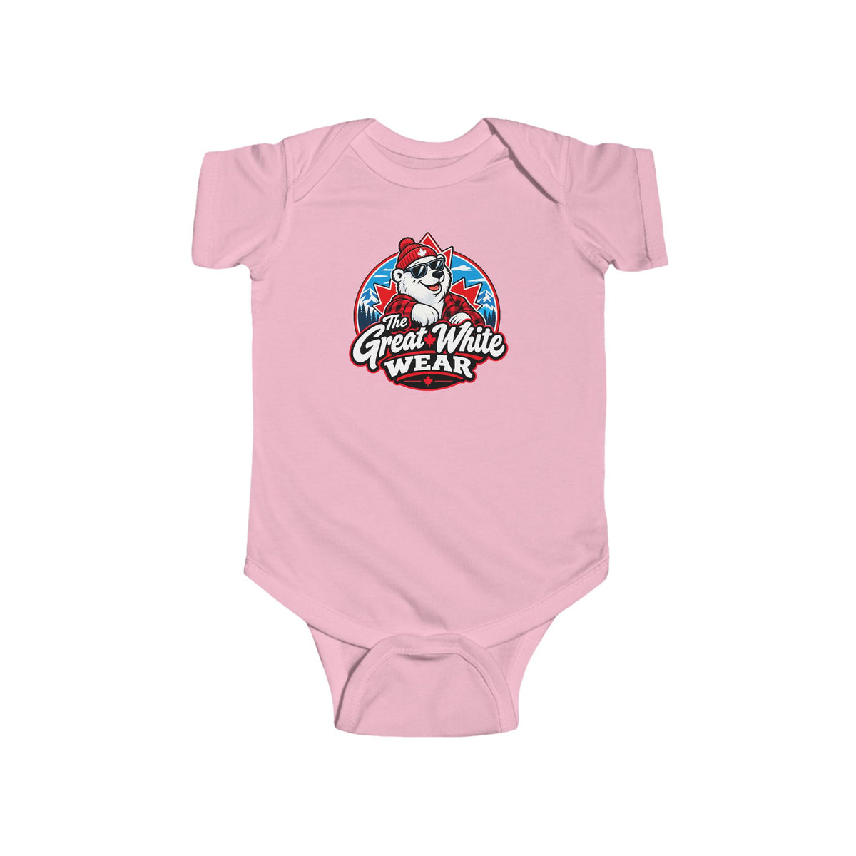 Great White Wear Polar Bear Graphic Baby Onesie