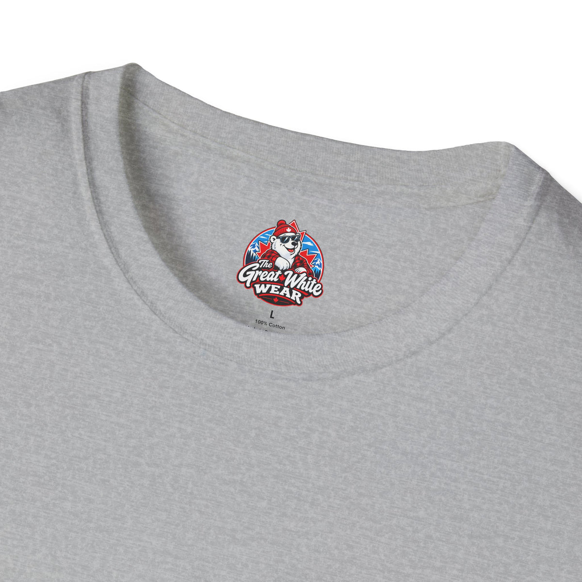 Canada Heartbeat T-Shirt — Red Maple Leaf ECG Design