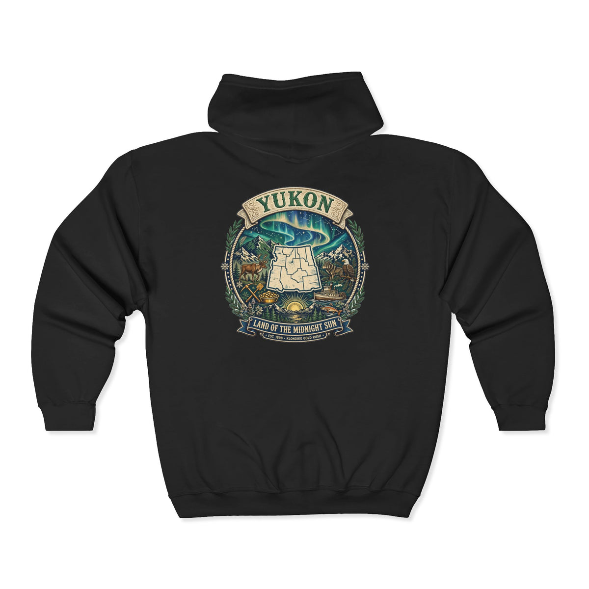 Yukon "Land of the Midnight Sun" Graphic Hoodie