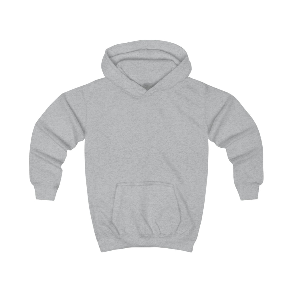 Kids Hoodie — "True North Strong and Free" Maple Leaf