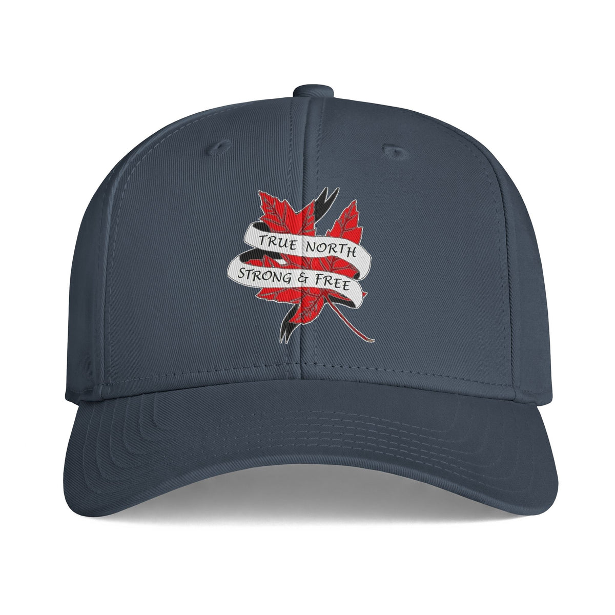 True North Maple Leaf Cap — "True North Strong & Free"