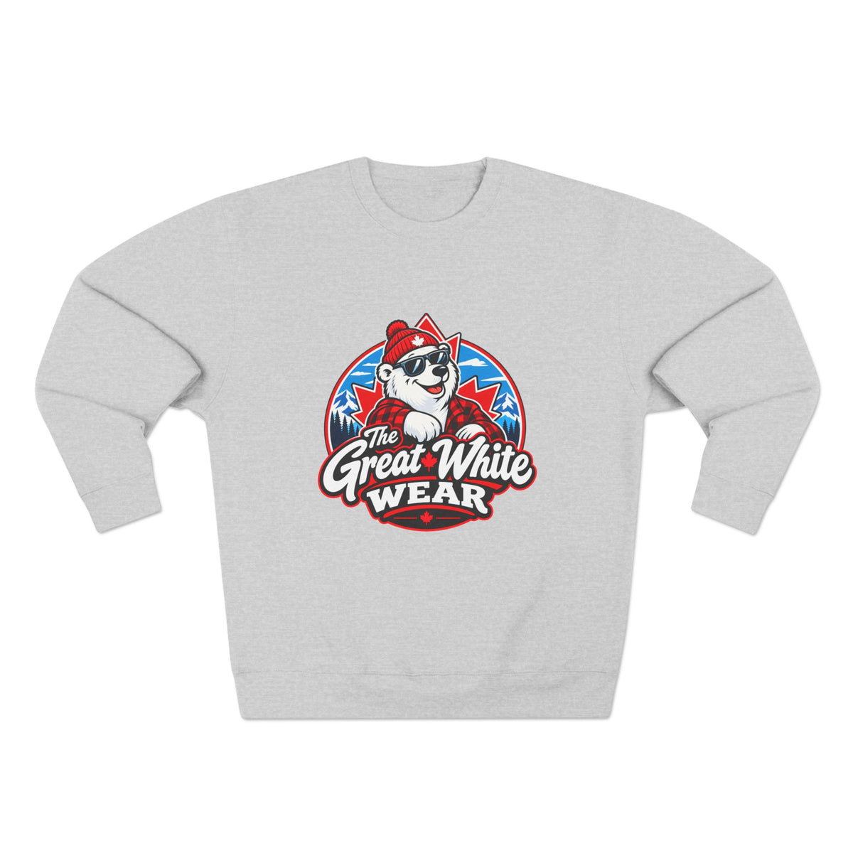 Great White Wear Polar Bear Womens Graphic Sweater