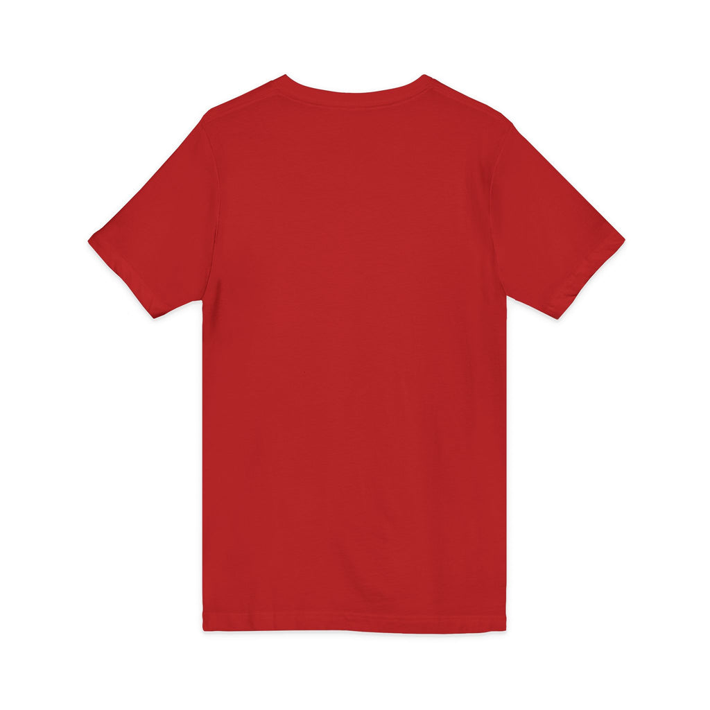 Plaid Maple Leaf V-Neck Tee — Canadian Buffalo Check Canada Day Shirt