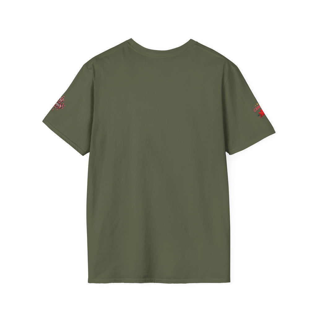 Mens Canada Pride T-Shirt — Red Maple Shield Design
