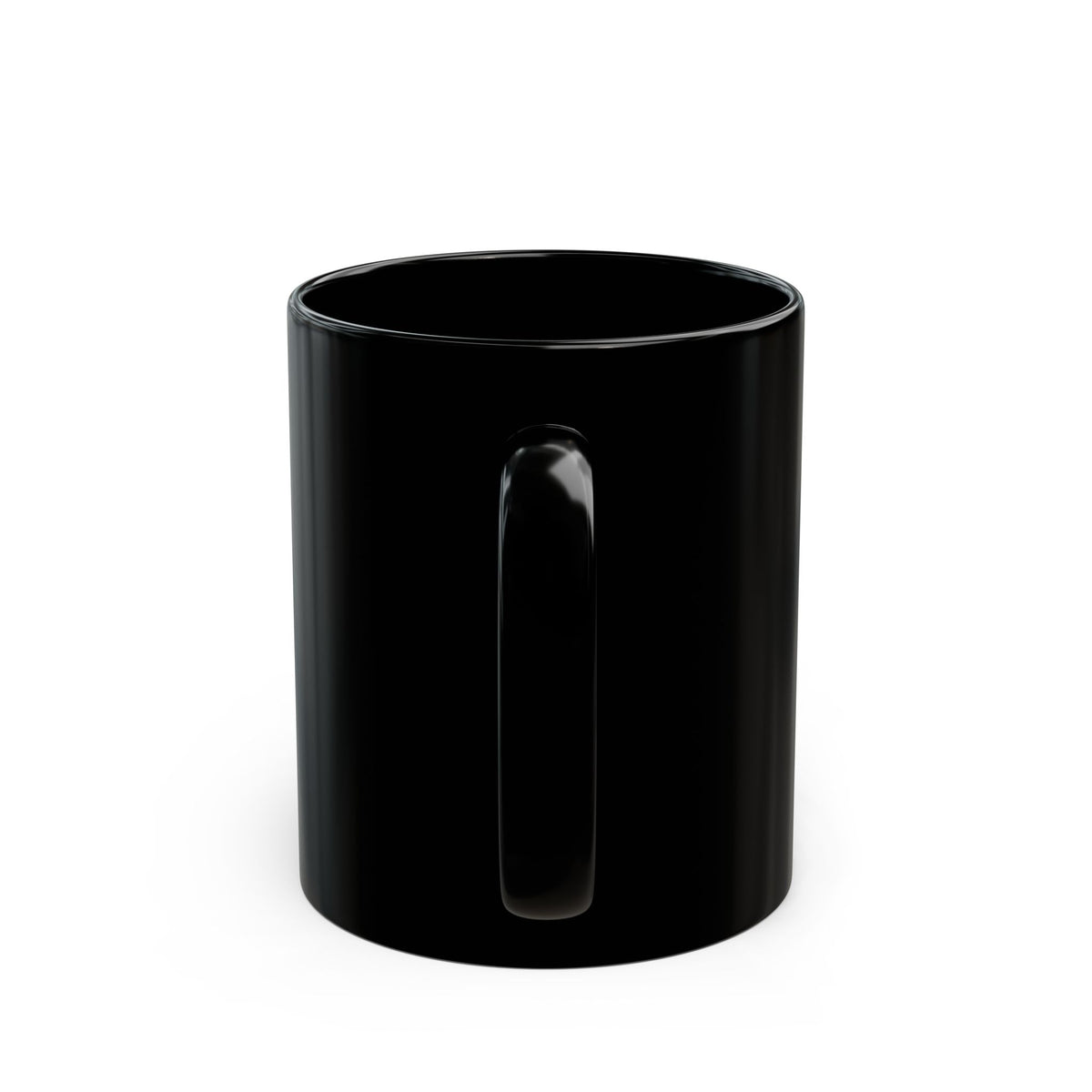 Canada Maple Leaf Black Mug — Vintage Red Leaf Coffee Cup (11oz/15oz)