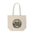 British Columbia Vintage Travel Canvas Tote — Scenic Mountain and Lake Eco-Friendly Shopper