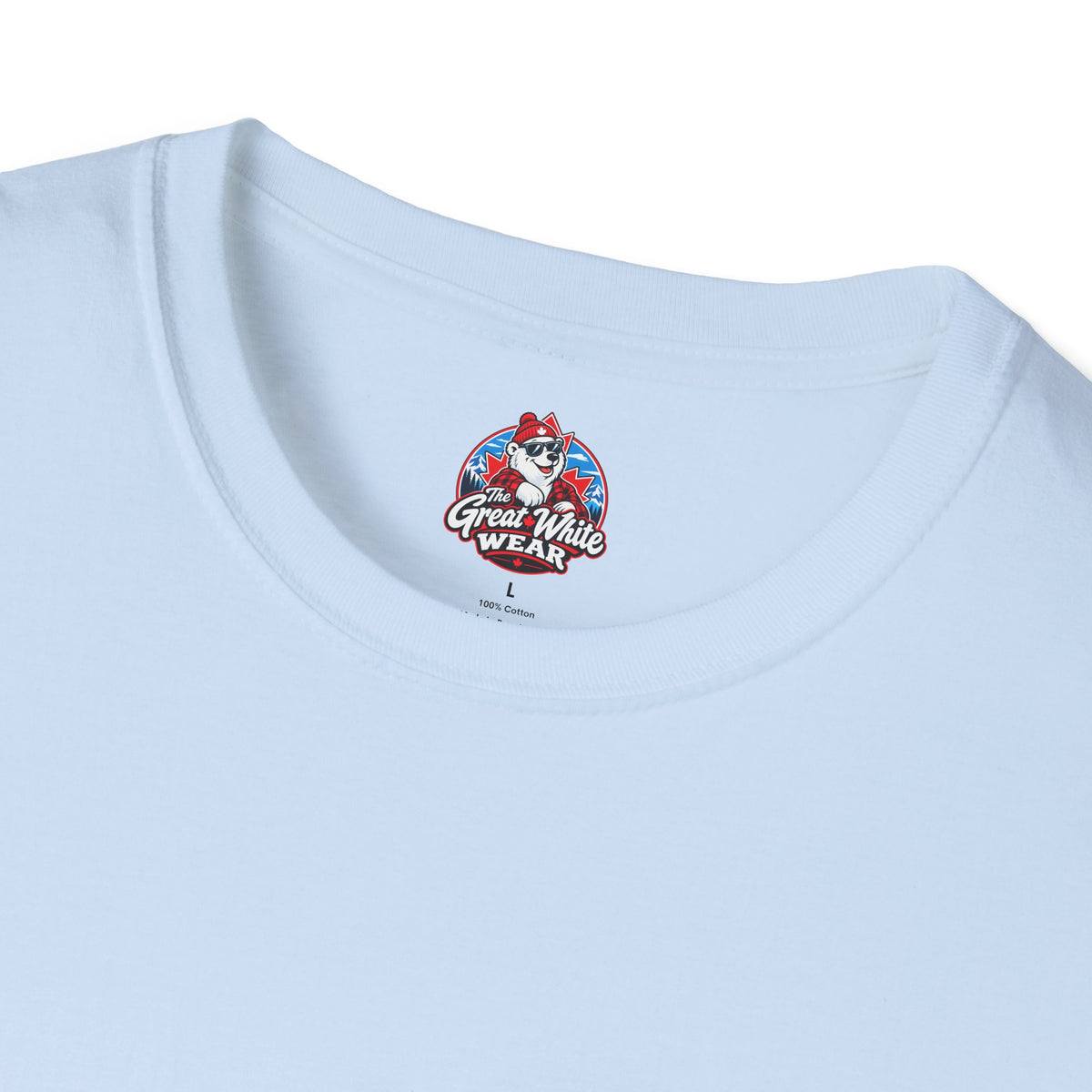 Canada Heartbeat T-Shirt — Red Maple Leaf ECG Design