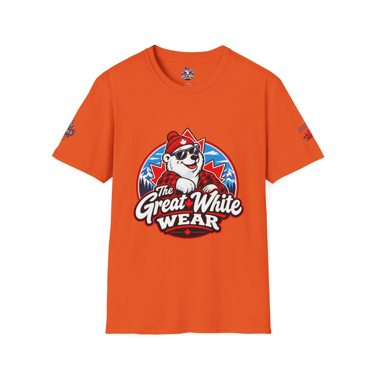 Great White Wear Polar Bear Mens Graphic T‑Shirt